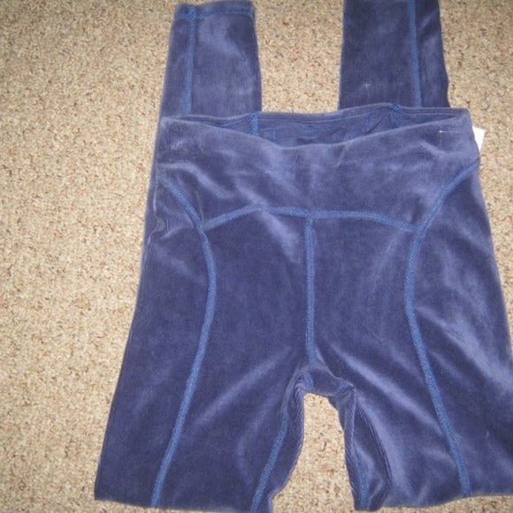FREE PEOPLE MOVEMENT JUST LODGIN VELVET VELOUR LEGGING NWOT M - Picture 4 of 8